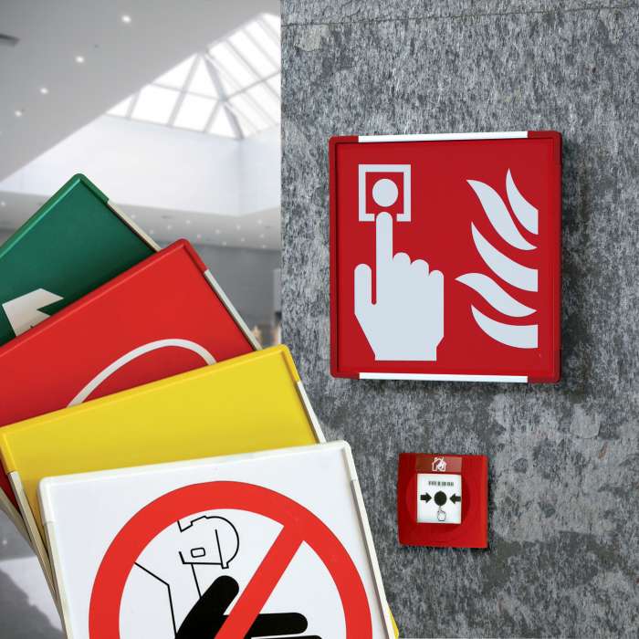 Cartello modulare intecambiabile a parete, Signcode Wall I Kd visual