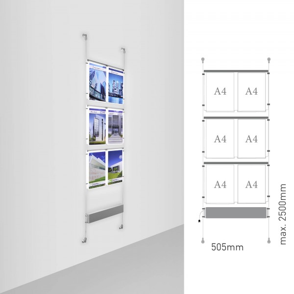 tasche luminose da vetrina