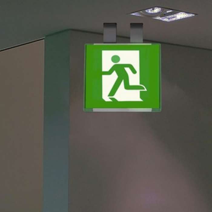 VSafety Cartello Di Sicurezza A Freccha Ingresso Sinistra - 450x150 Mm, Plastica Rigida 2mm