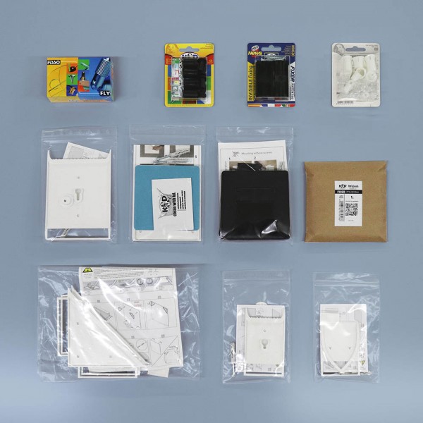 Promo invisible fixings&amp;spacers - 30 pcs