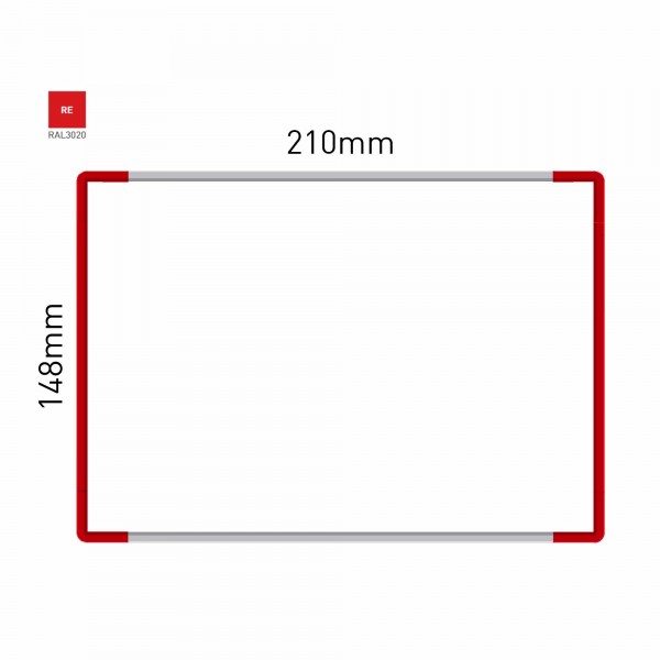 Cartello modulare intercambiabile a parete