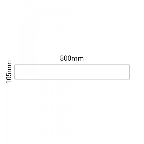 Cartello modulare intercambiabile a parete, alluminio anodizzato