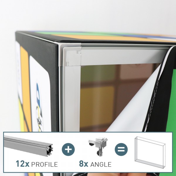 profilo in alluminio per strutture tridimensionali profilo in alluminio per strutture tridimensionali