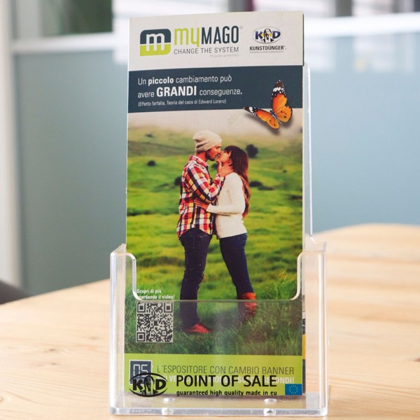 espositore portadepliant da banco