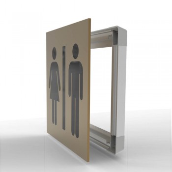 Vista previa: profilo magnetico per Vista previa: profilo magnetico per fissaggio pannelli a parete