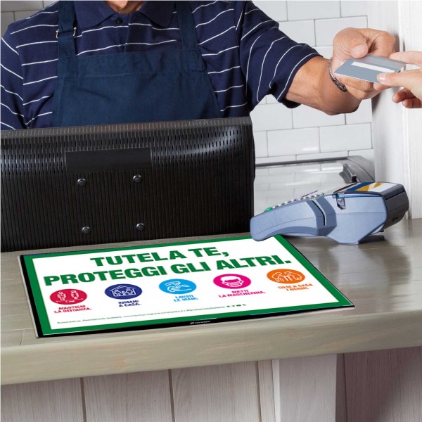 tasca per comunicazioni da banco