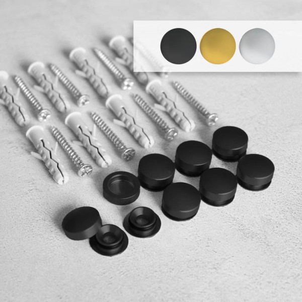 Coprivite in alluminio  Ø 15mm