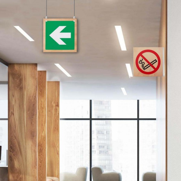 segnaletica di sicurezza a sospensione