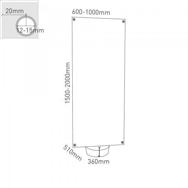 struttura per banner con base riempibile