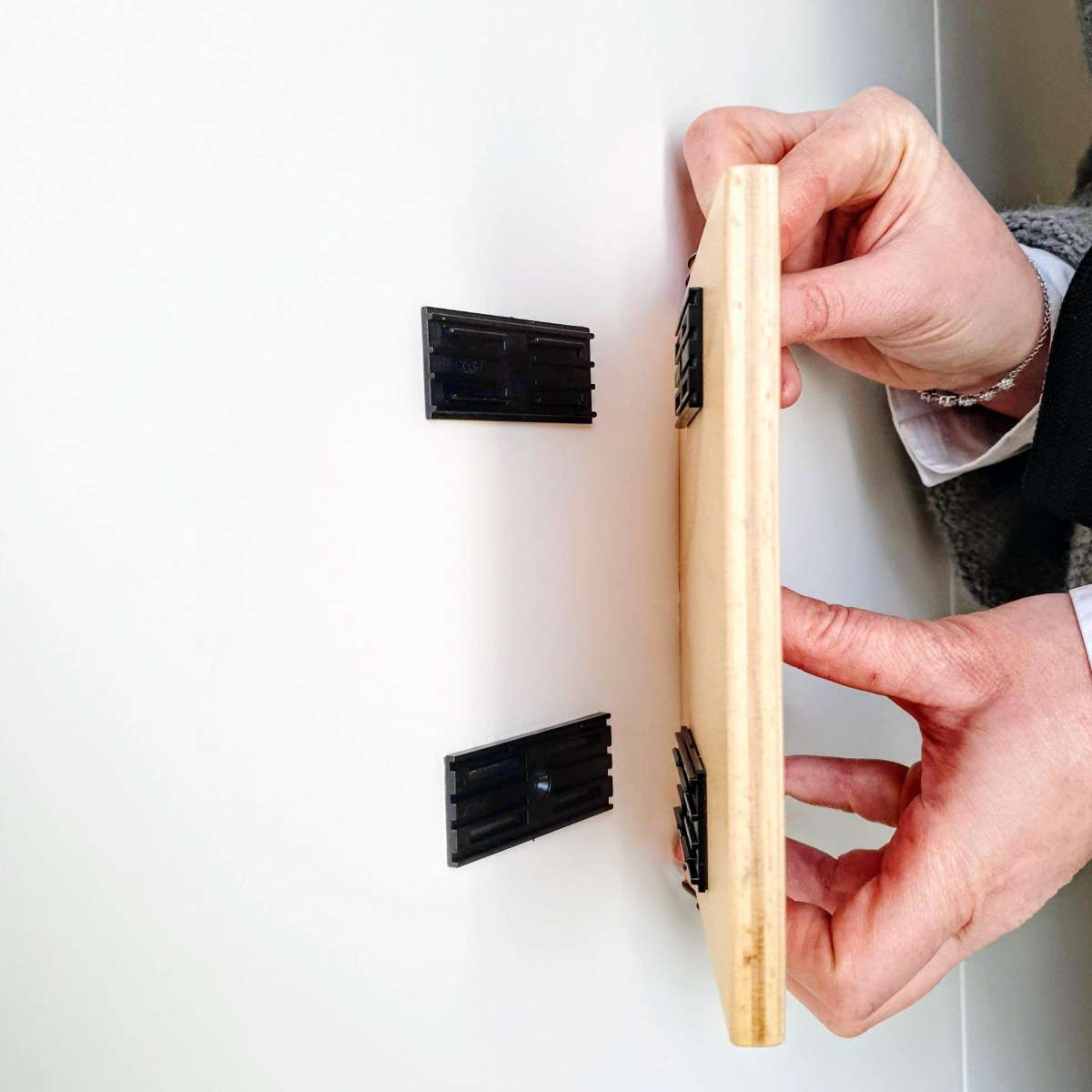 Fixego Kit Fissaggio Invisibile Per Lame Terrazza 19-25 Mm, Per 3.4-4 M², Larghezza 120-150 Mm