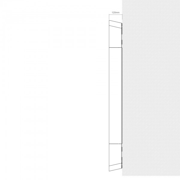 profilo magnetico per fissaggio pannelli a parete